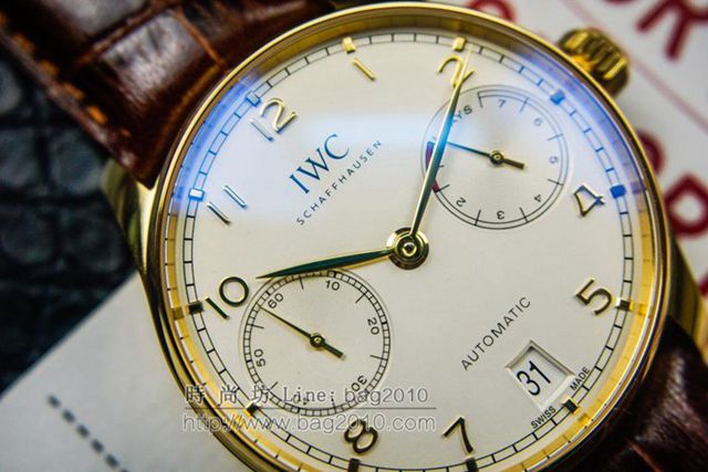 IWC手錶 萬國IWC葡萄牙系列 七日鏈 葡七 萬國自動機械表 萬國高端男士腕表  hds1559